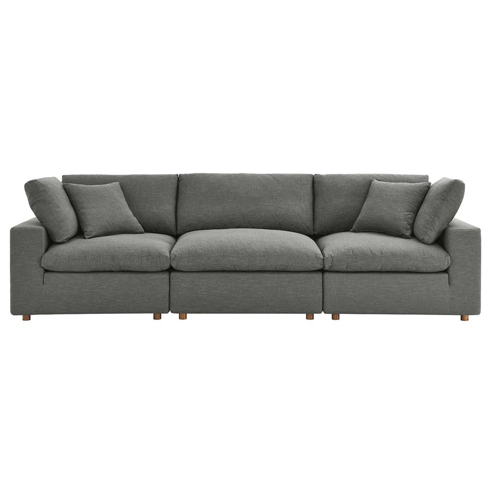Haven 3 Seater Sectional Sofa, Gray