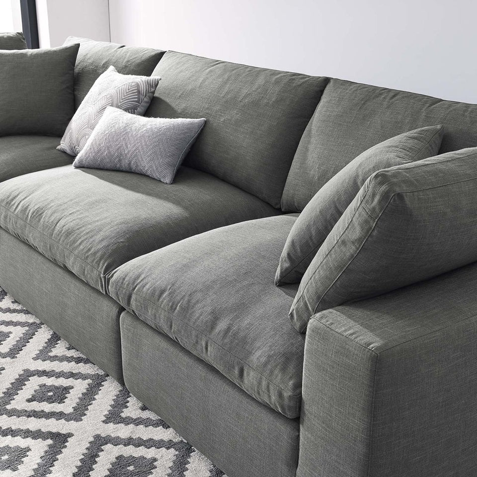 Haven 3 Seater Sectional Sofa, Gray