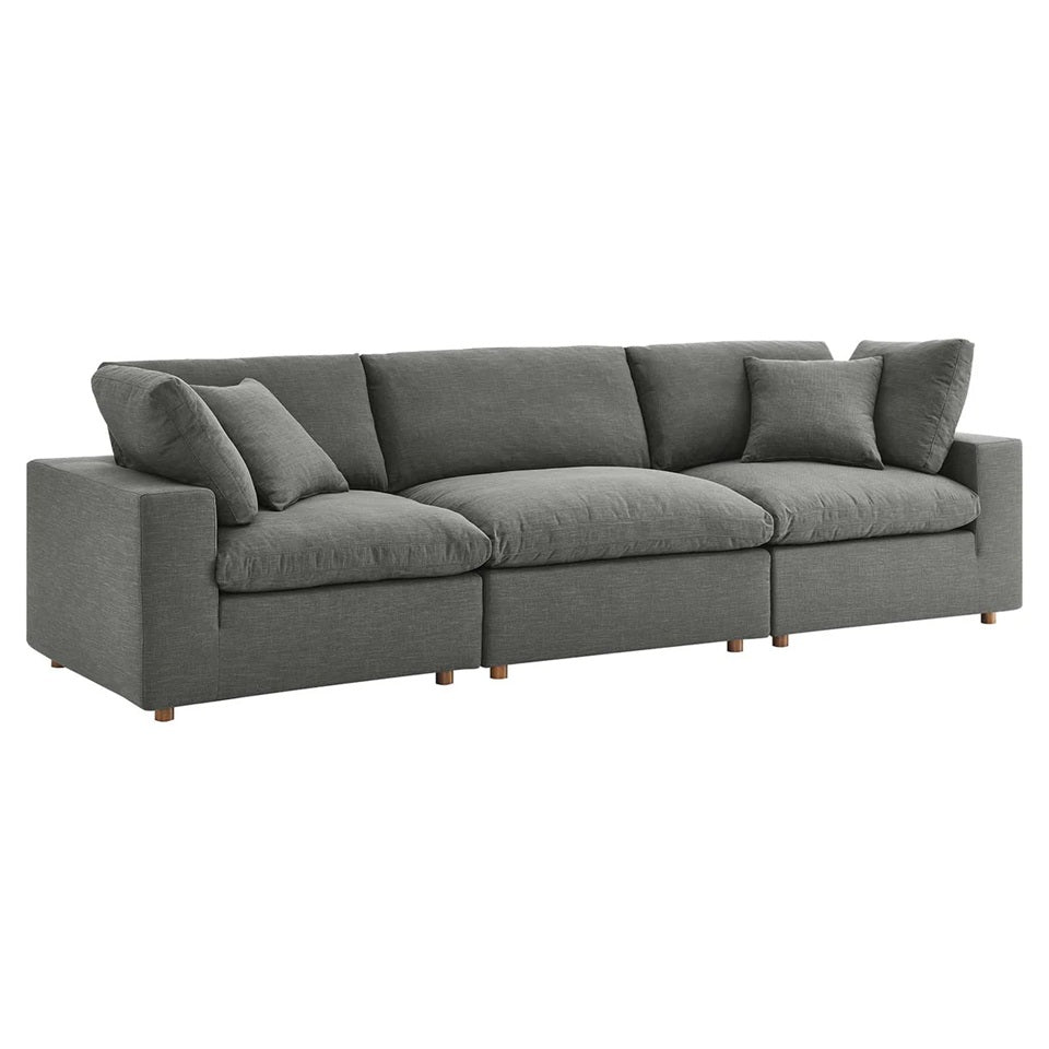 Haven 3 Seater Sectional Sofa, Gray
