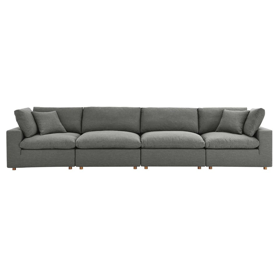 Haven 4 Seater Sectional Sofa, Gray