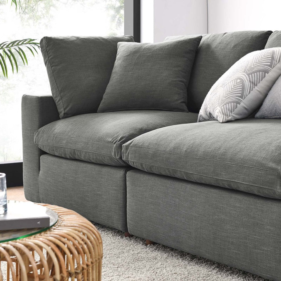 Haven 4 Seater Sectional Sofa, Gray
