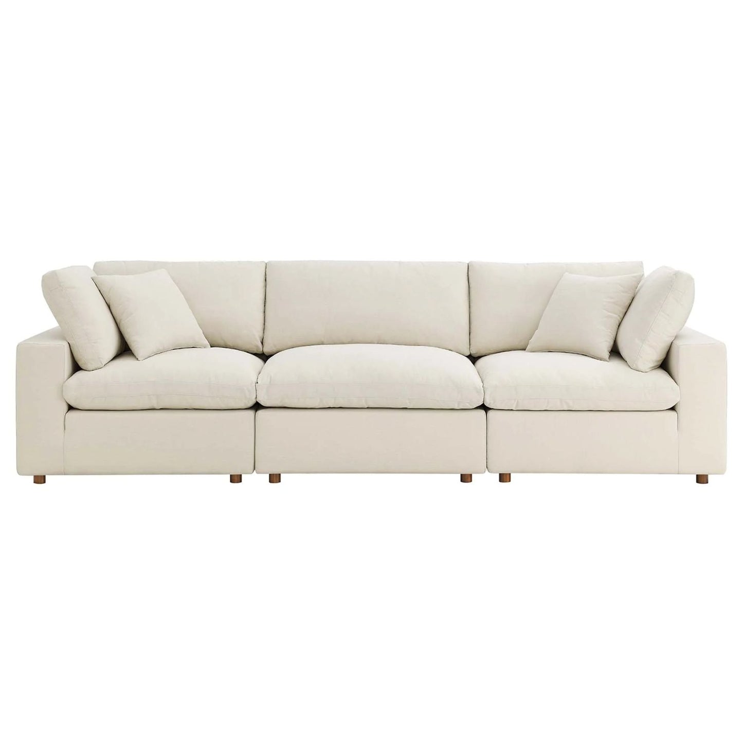 Haven 3 Seater Sectional Sofa, Beige