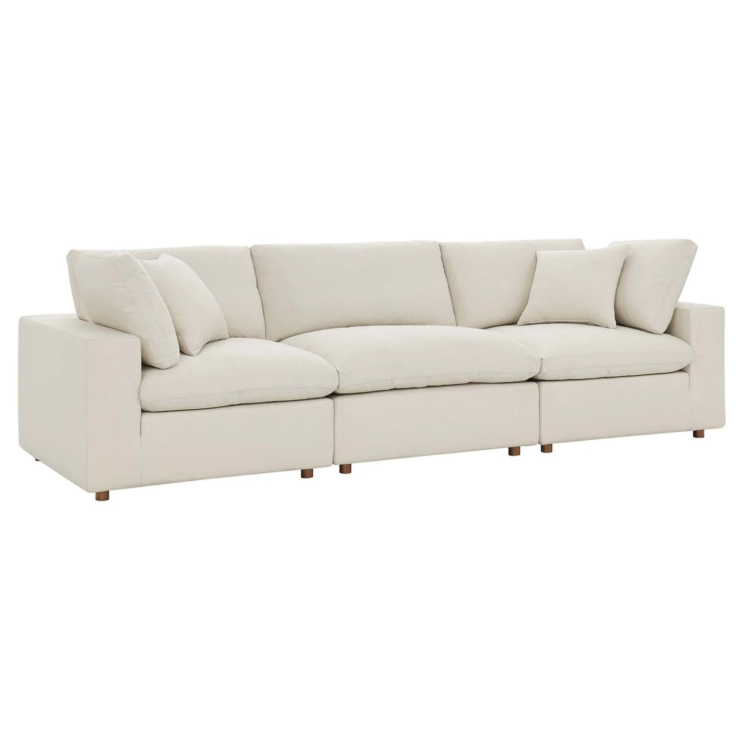Haven 3 Seater Sectional Sofa, Beige
