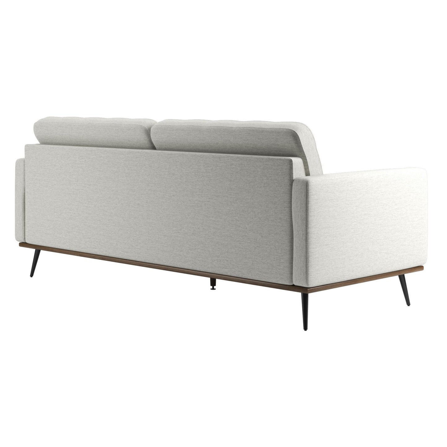 Loft Mid-century Deep Seat Sofa, Beige | 7 Feet