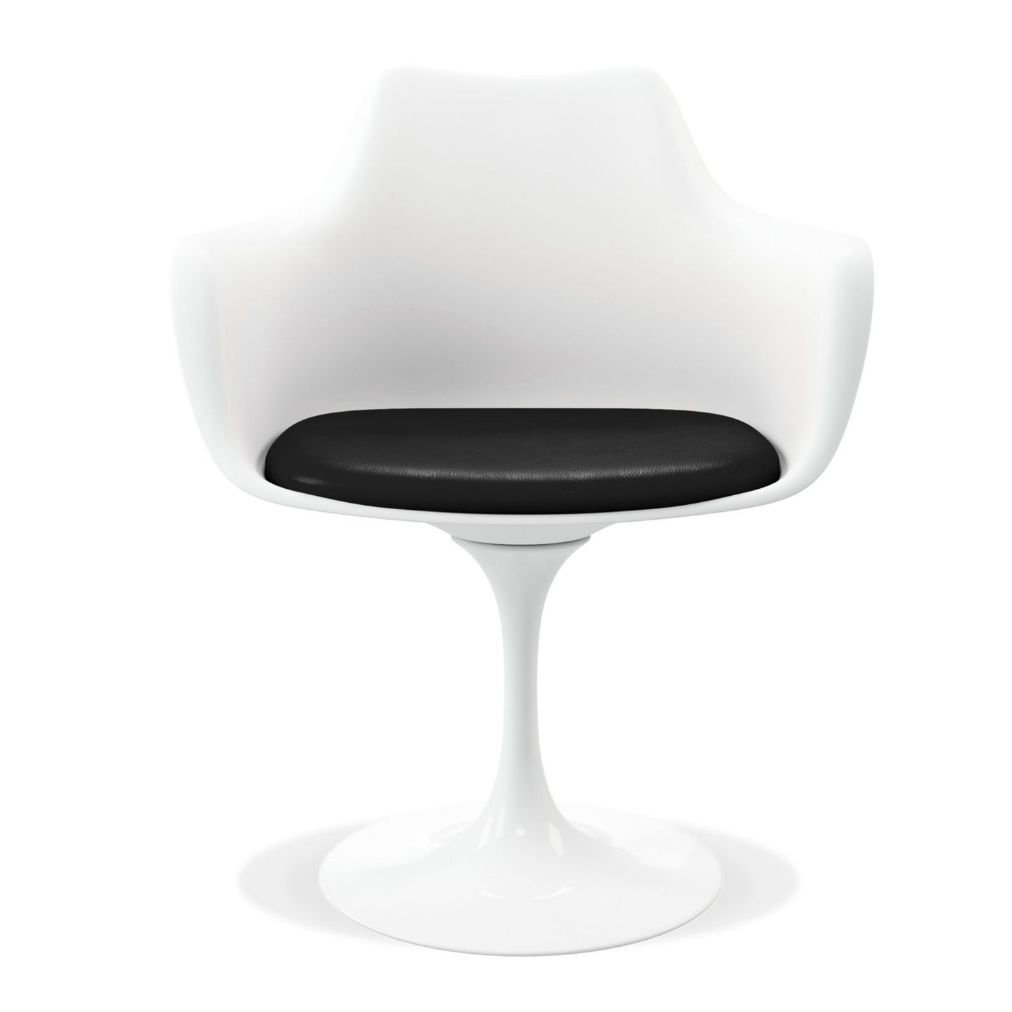 Tulip Swivel Armchair, Black
