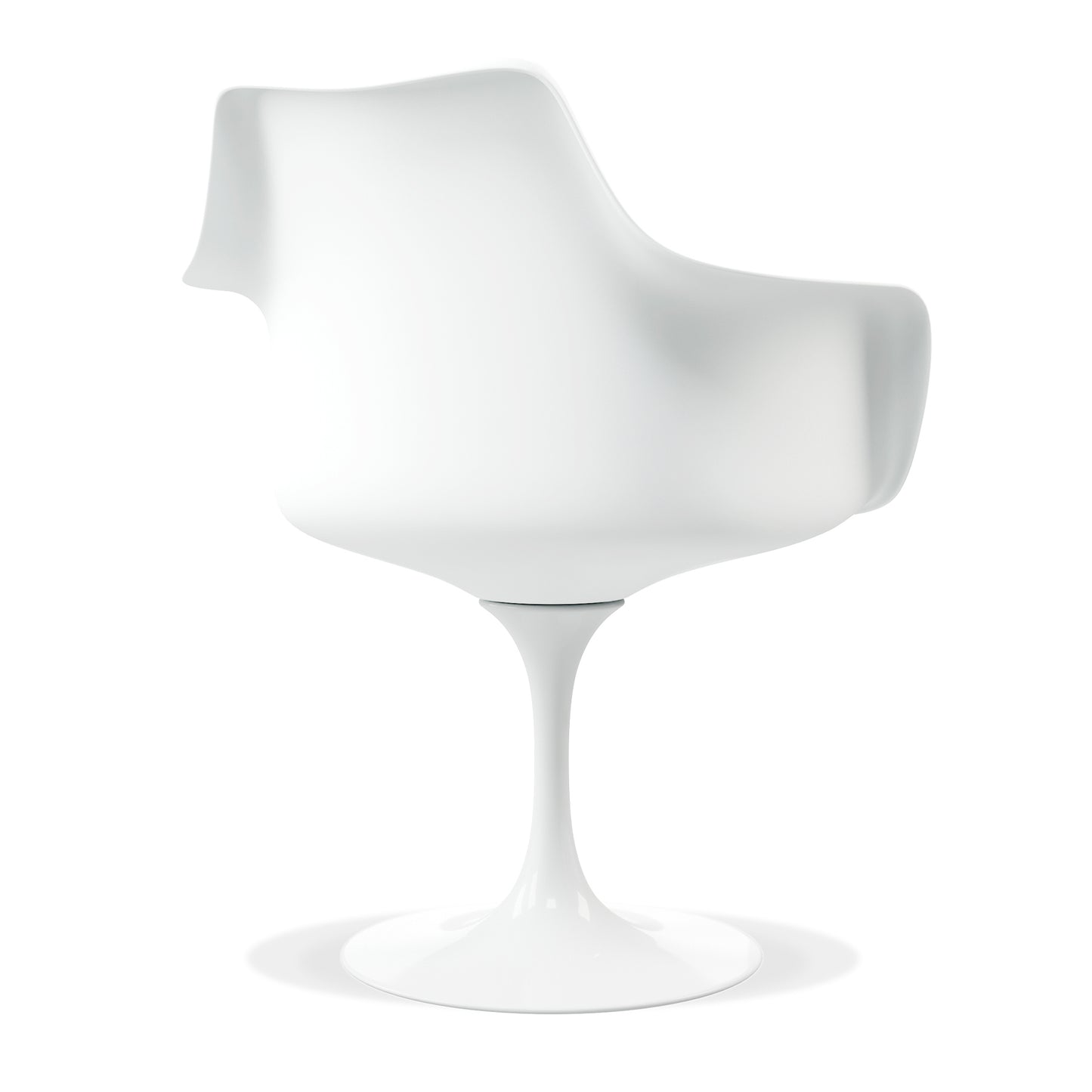 Tulip Swivel Armchair, Black