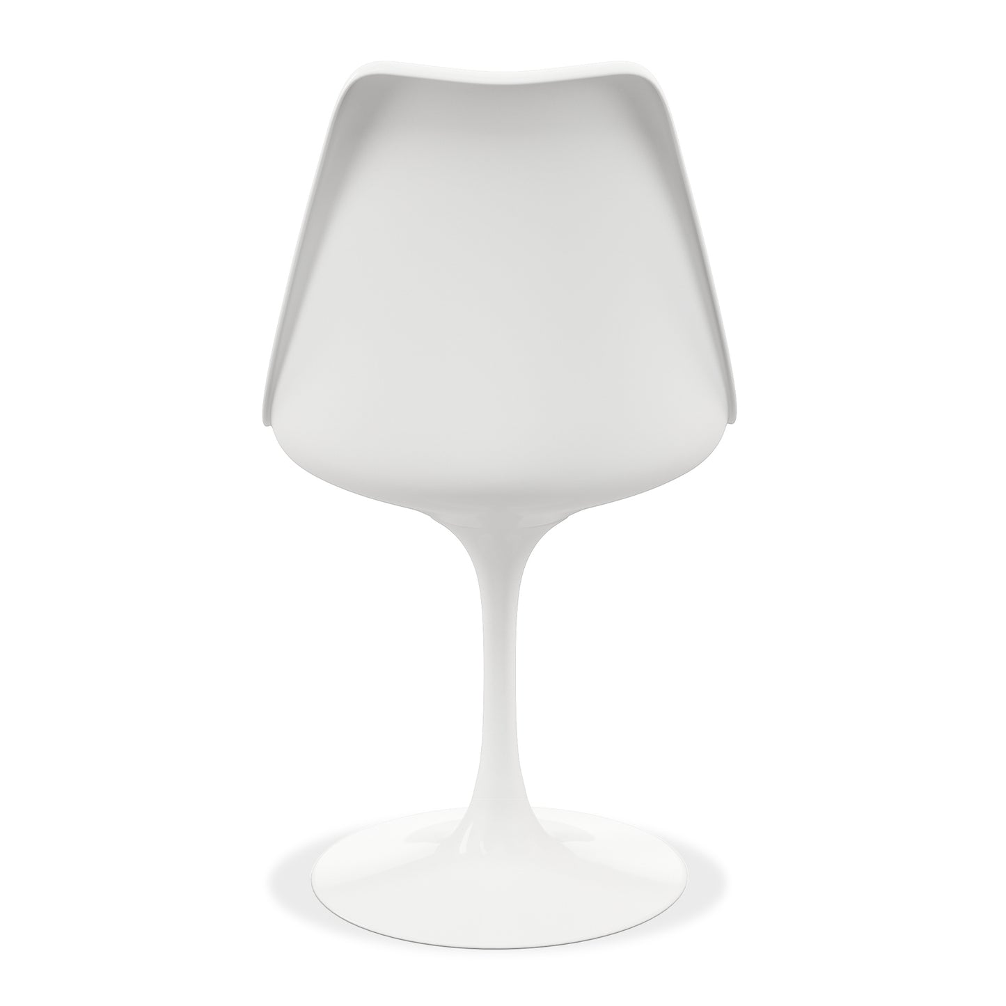 Tulip Swivel Side Chair, Black
