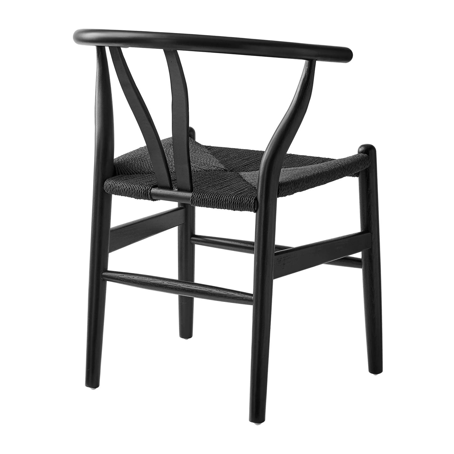Y Dining Chair, Black-Black