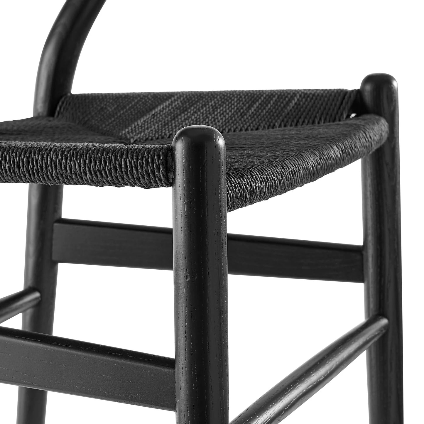 Y Dining Chair, Black-Black