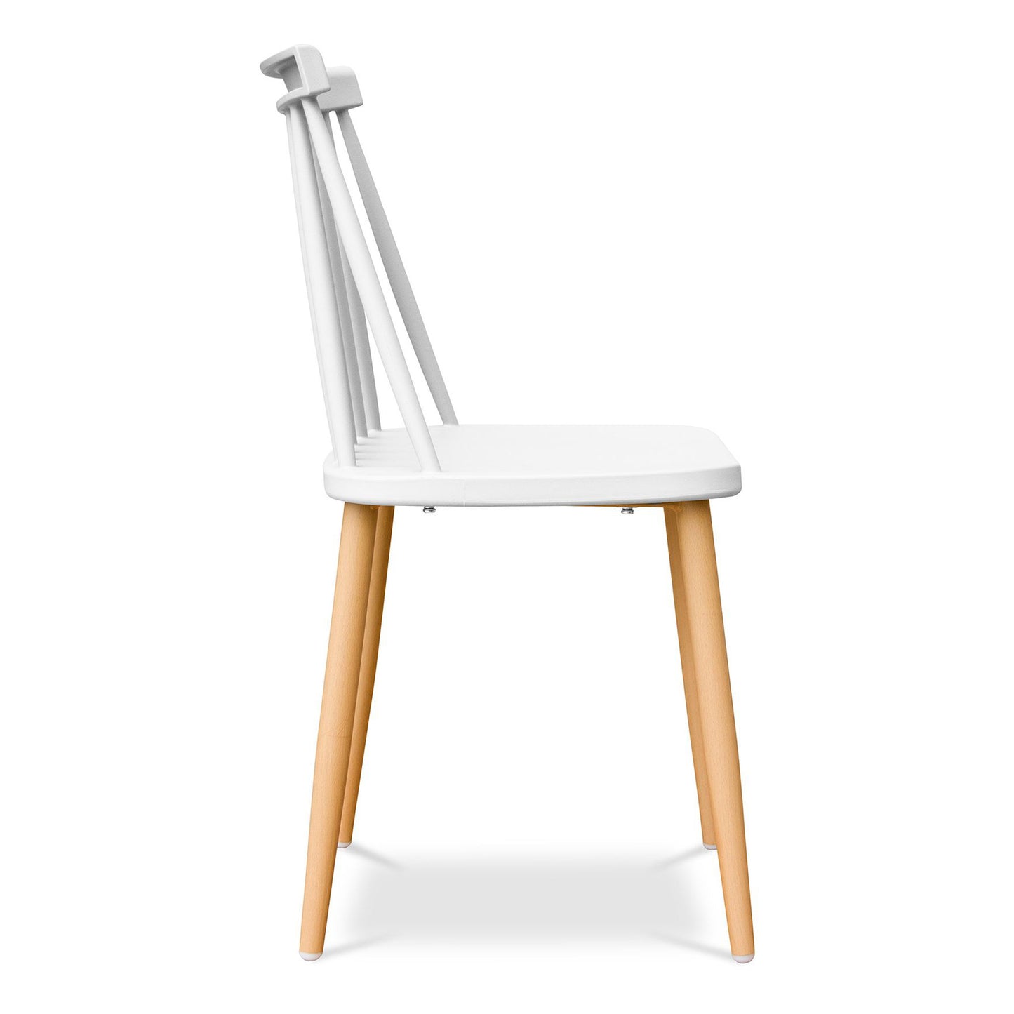Spindle Dining Chair, White