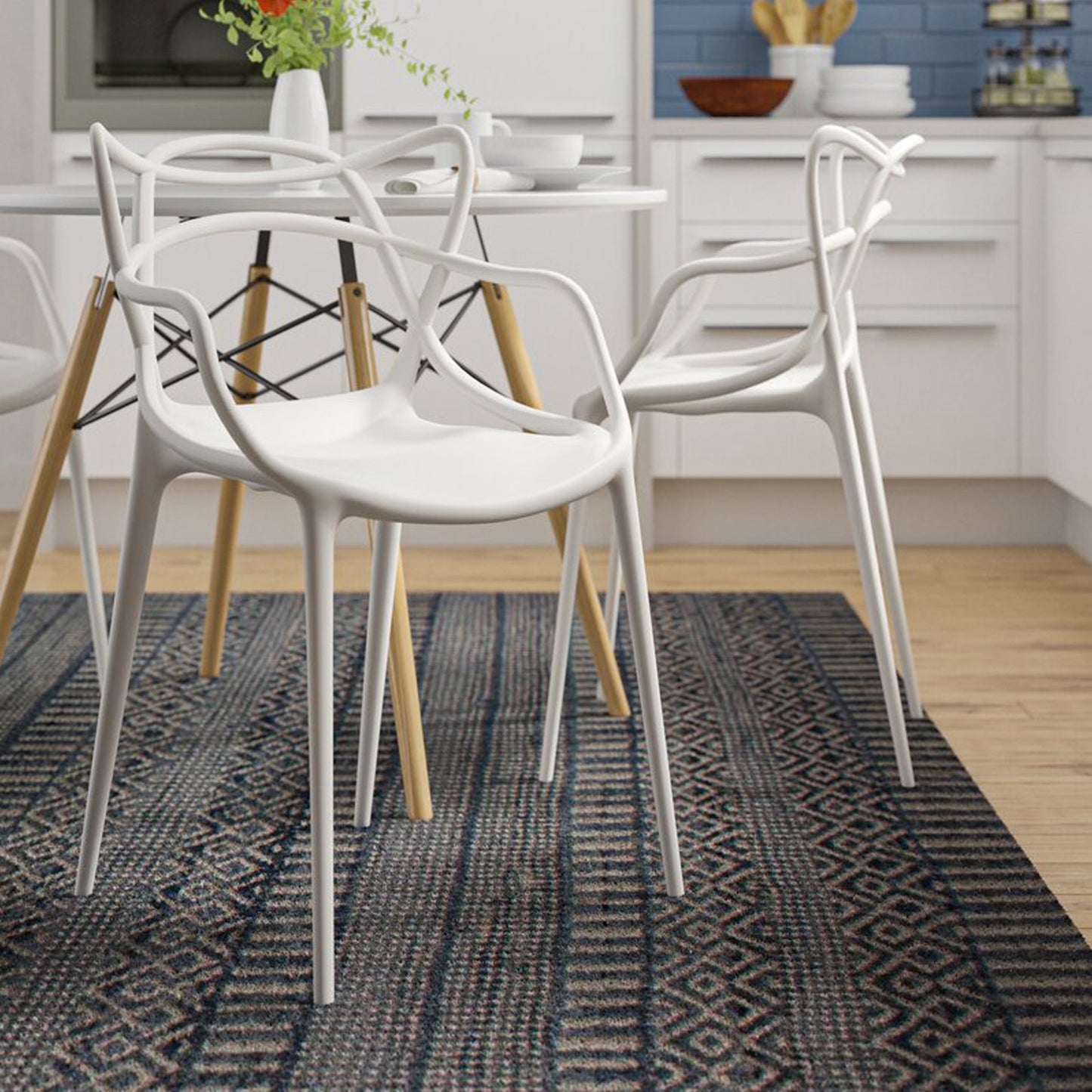 Masters Dining Chair, White