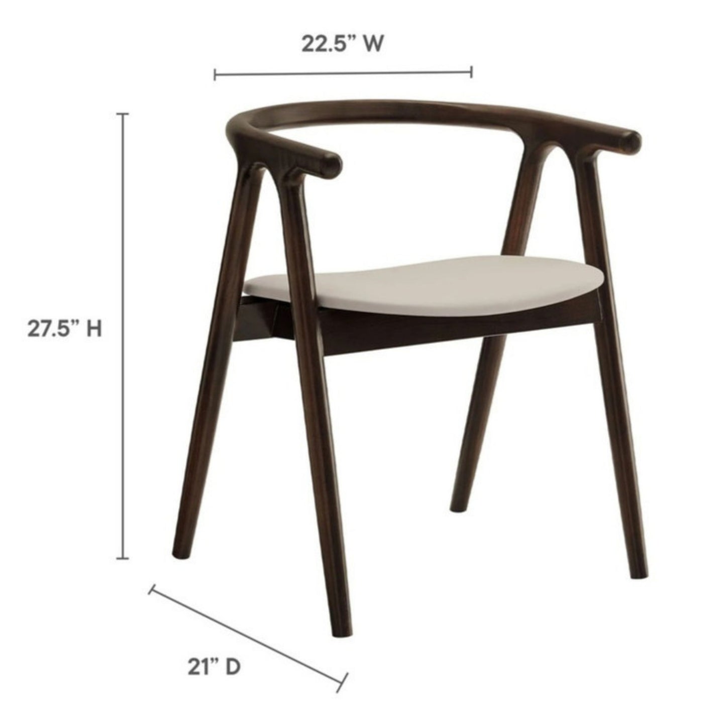 Matti Dining Chair, White