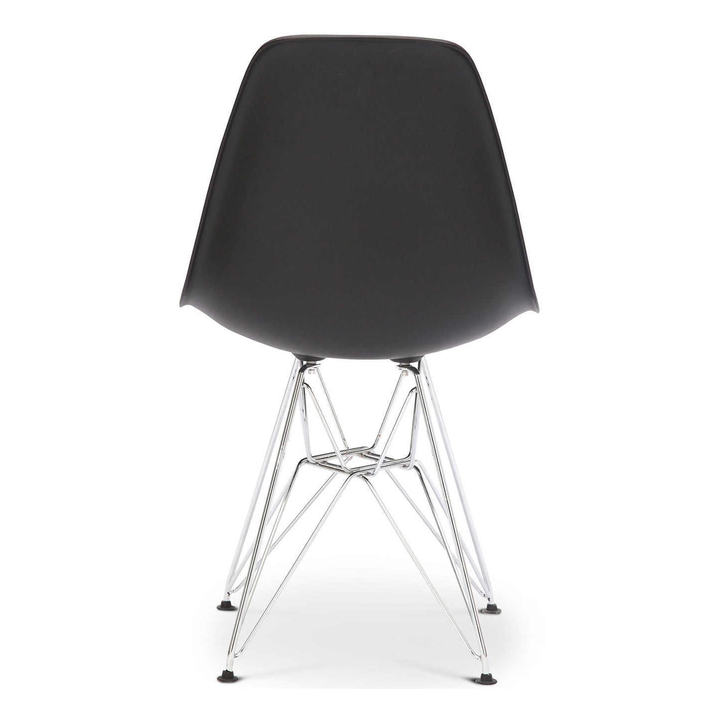 Eiffel Chair With Steel Legs, Black