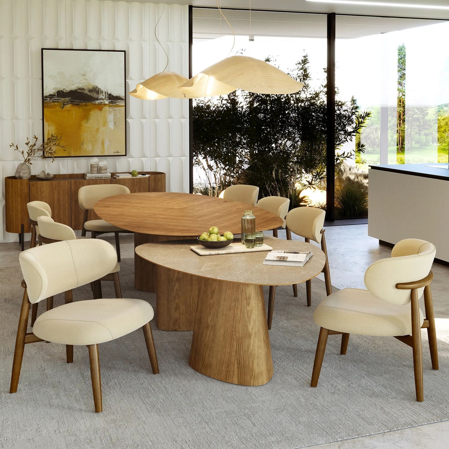 Luna Dining Chair, Natural
