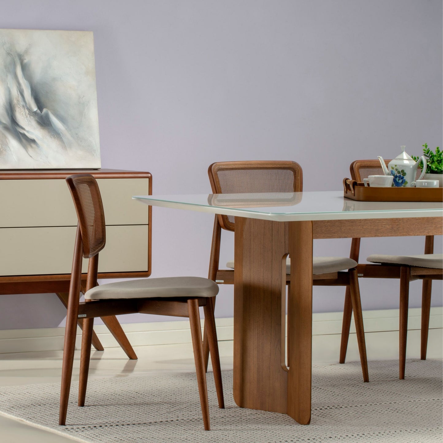 Cesca Dining Chair, Walnut