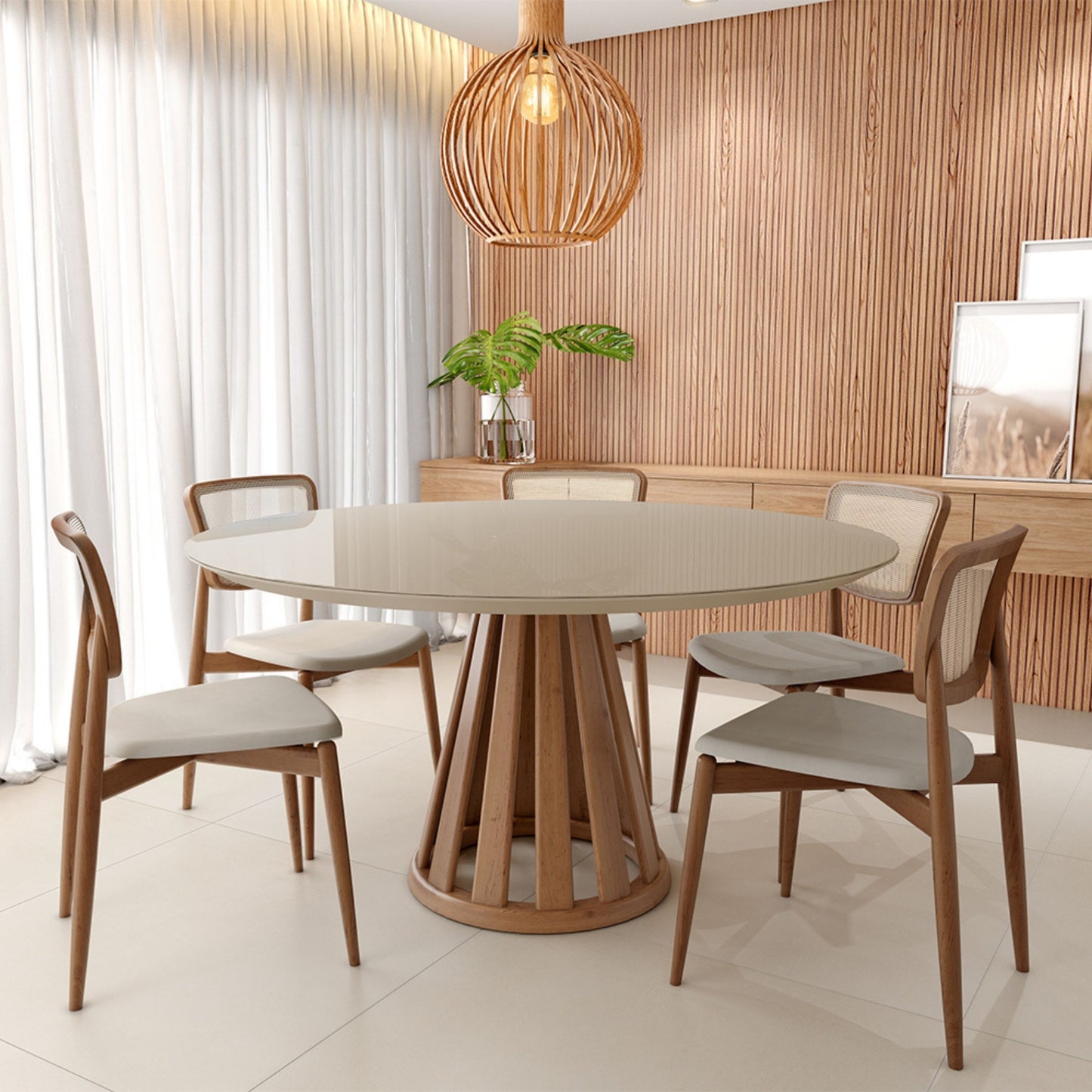 Cesca Dining Chair, Walnut