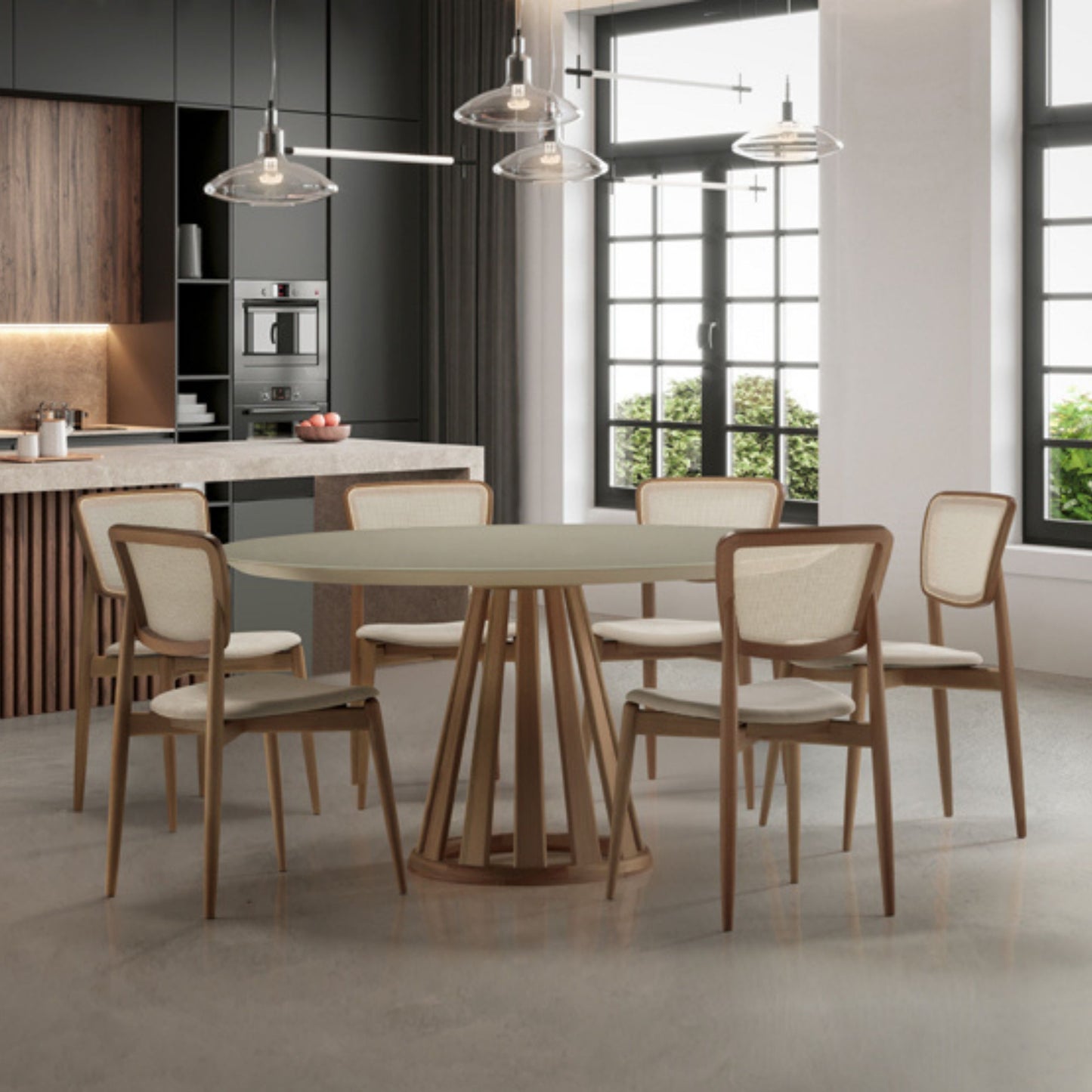Cesca Dining Chair, Walnut
