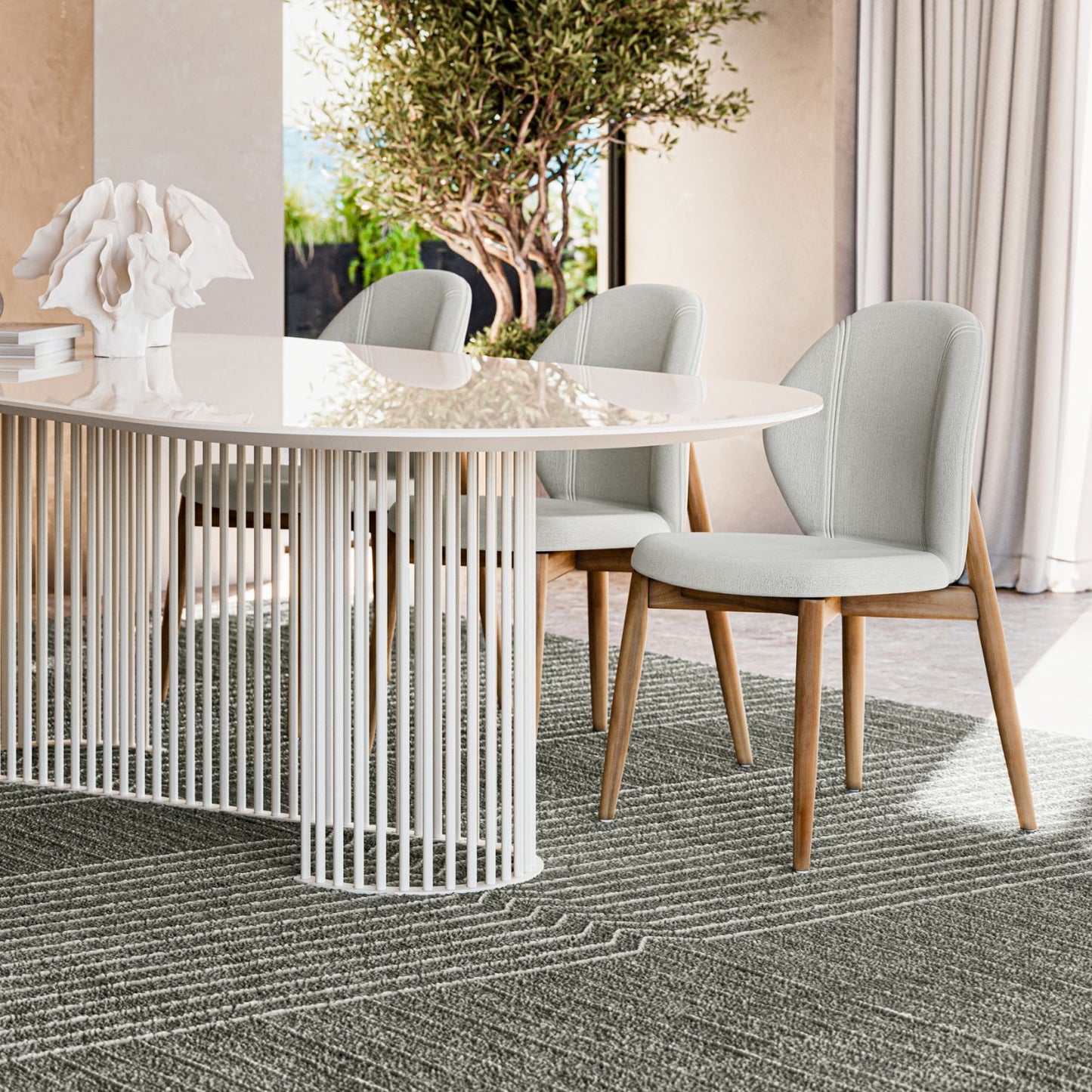 Aston Dining Chair, Gray