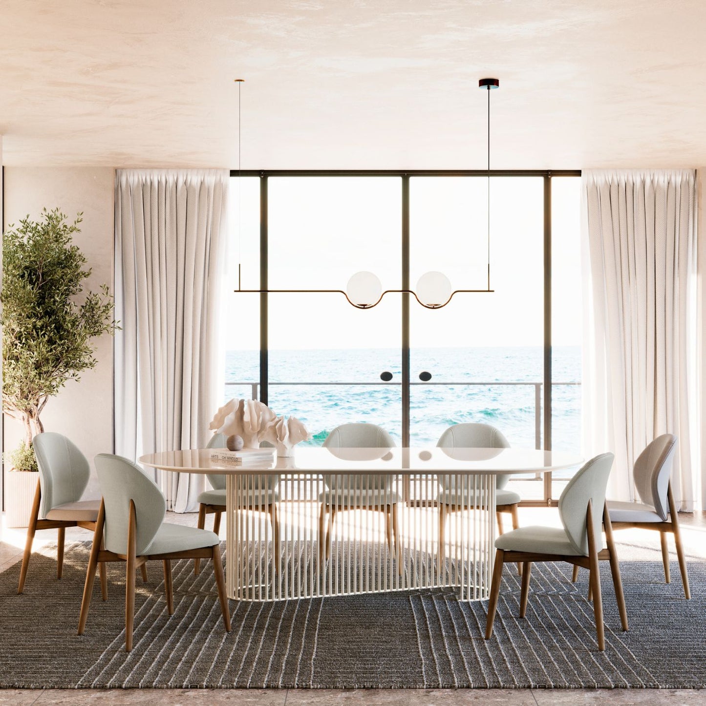 Aston Dining Chair, Gray