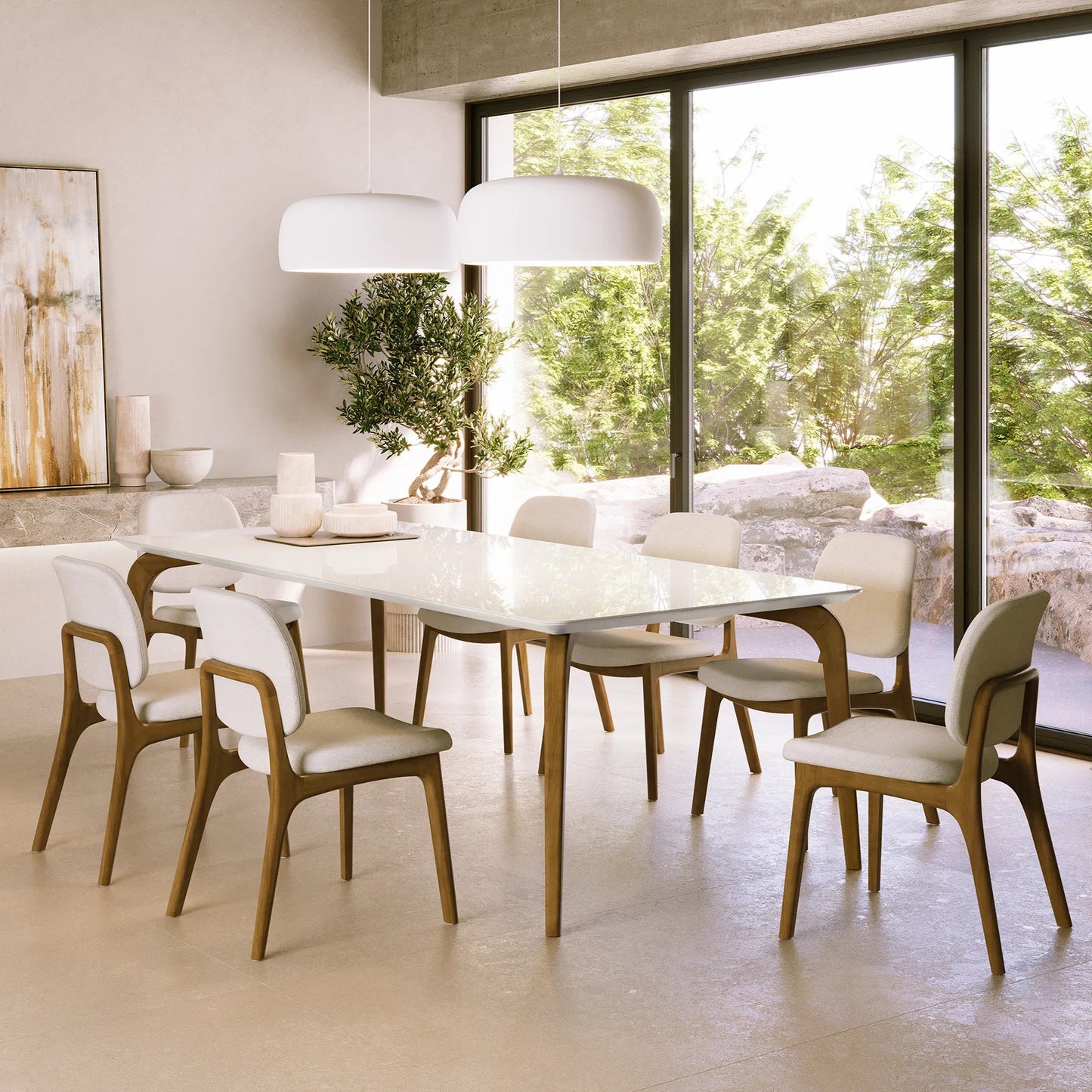 Lucy Dining Chair, Beige