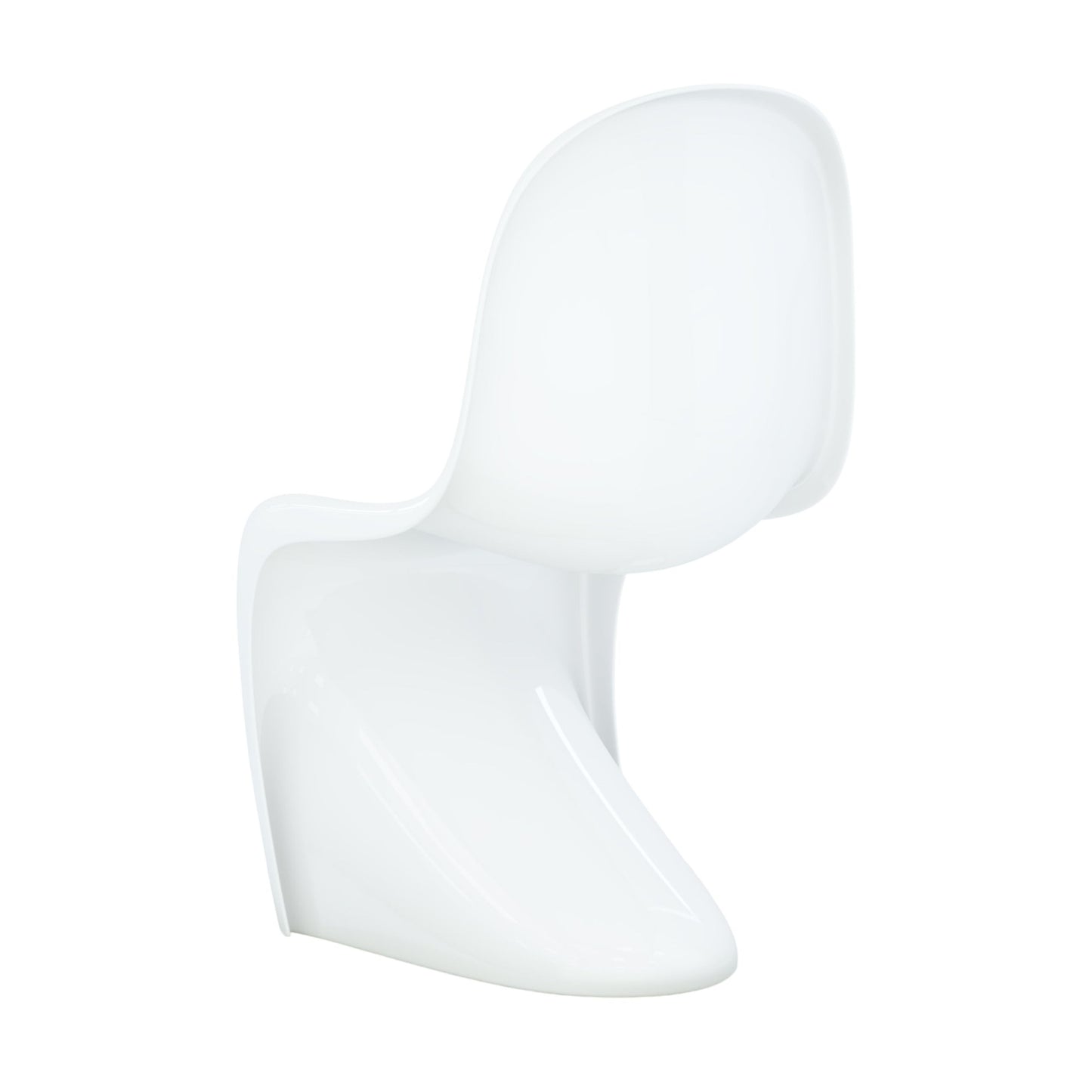 Wave Chair - White, Glossy