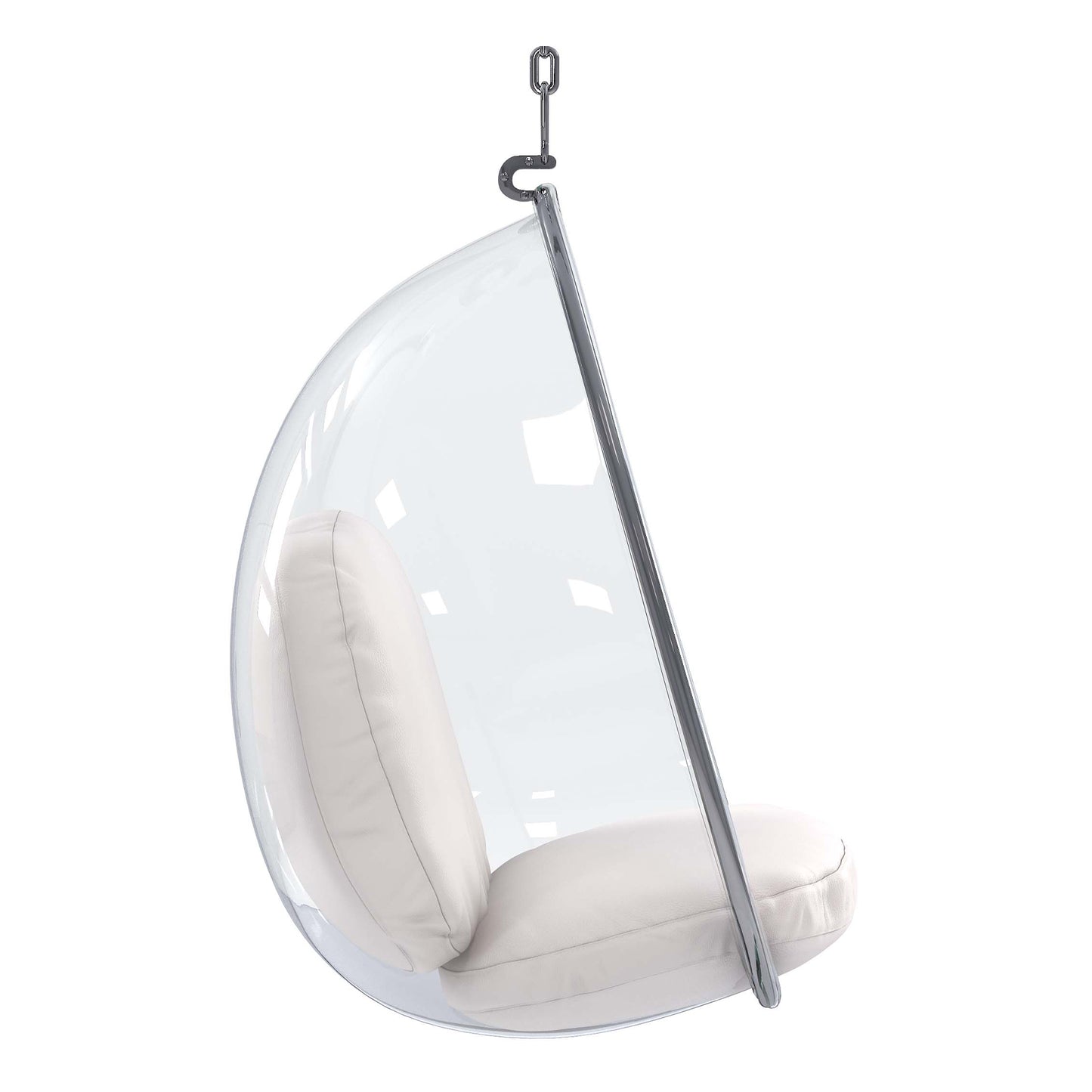 Scoop Hanging Chair, White