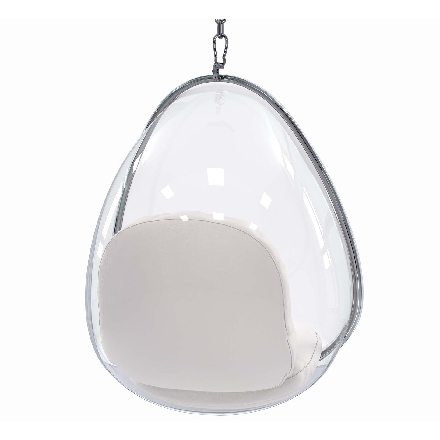 Scoop Hanging Chair, White