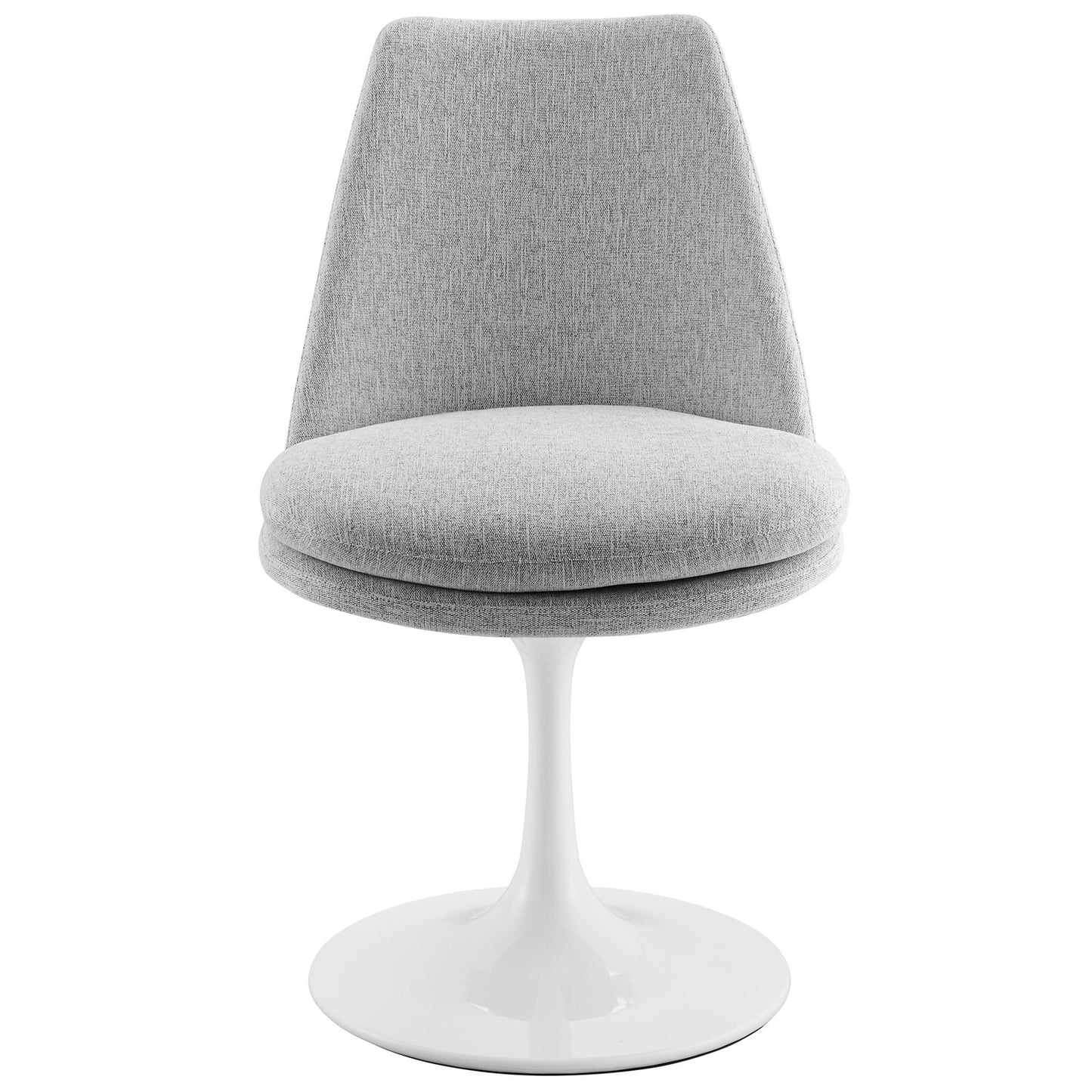 Rose Swivel Side Chair, Light Gray
