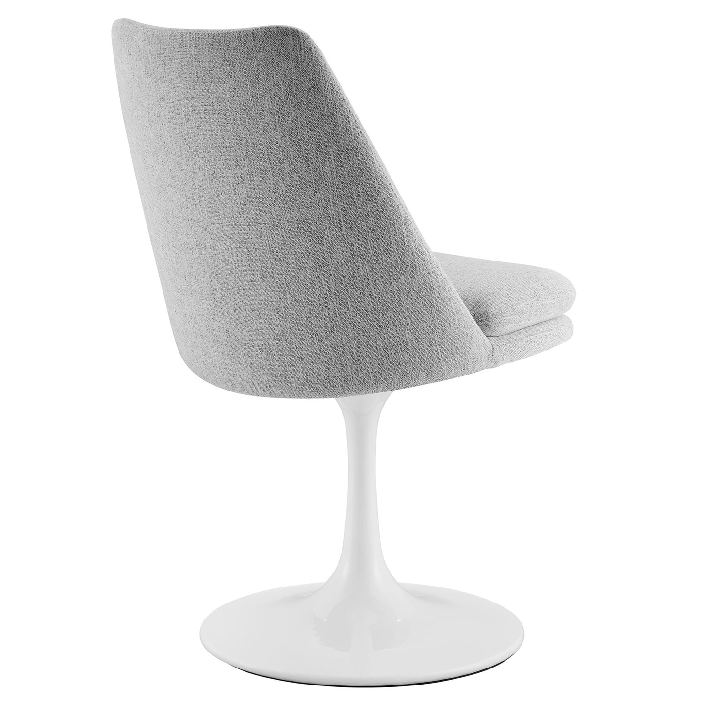 Rose Swivel Side Chair, Light Gray