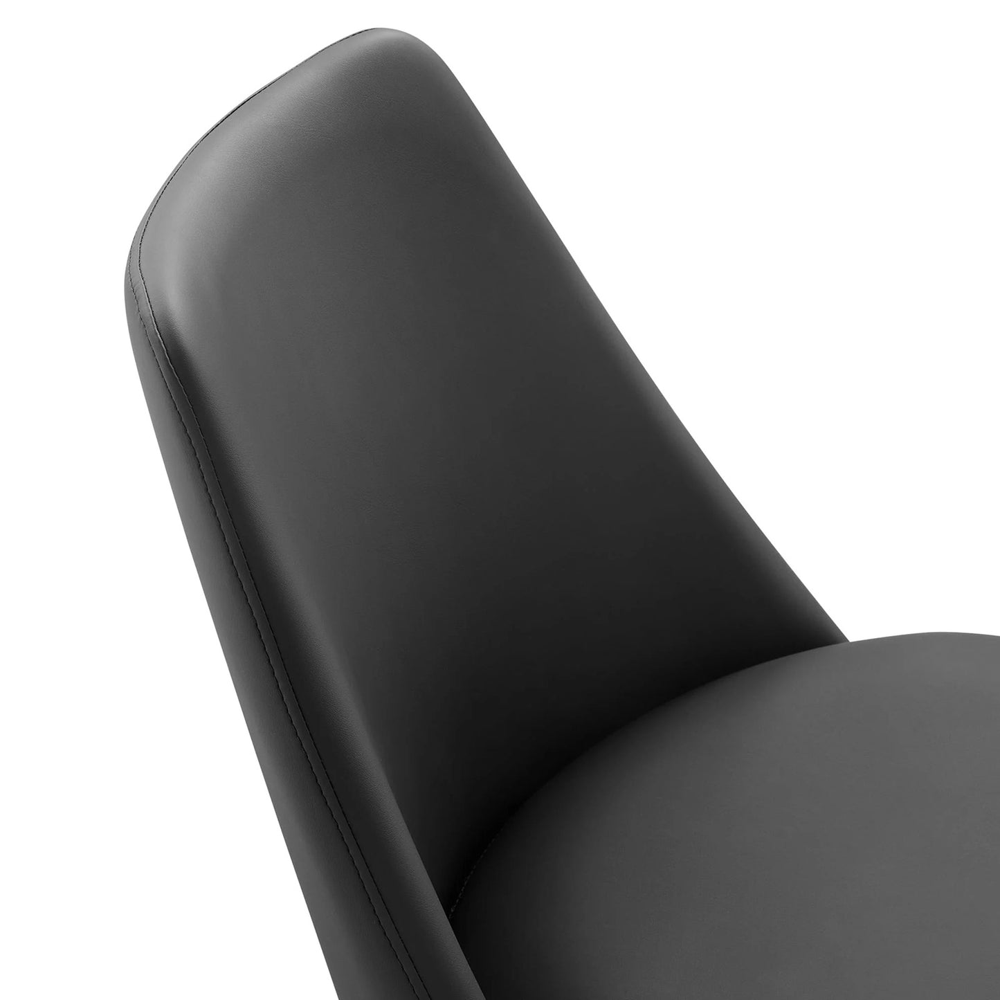 Rose Swivel Side Chair, Black