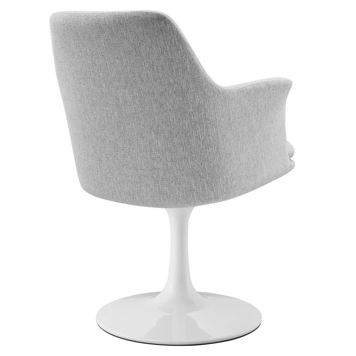 Rose Swivel Armchair, Light Gray