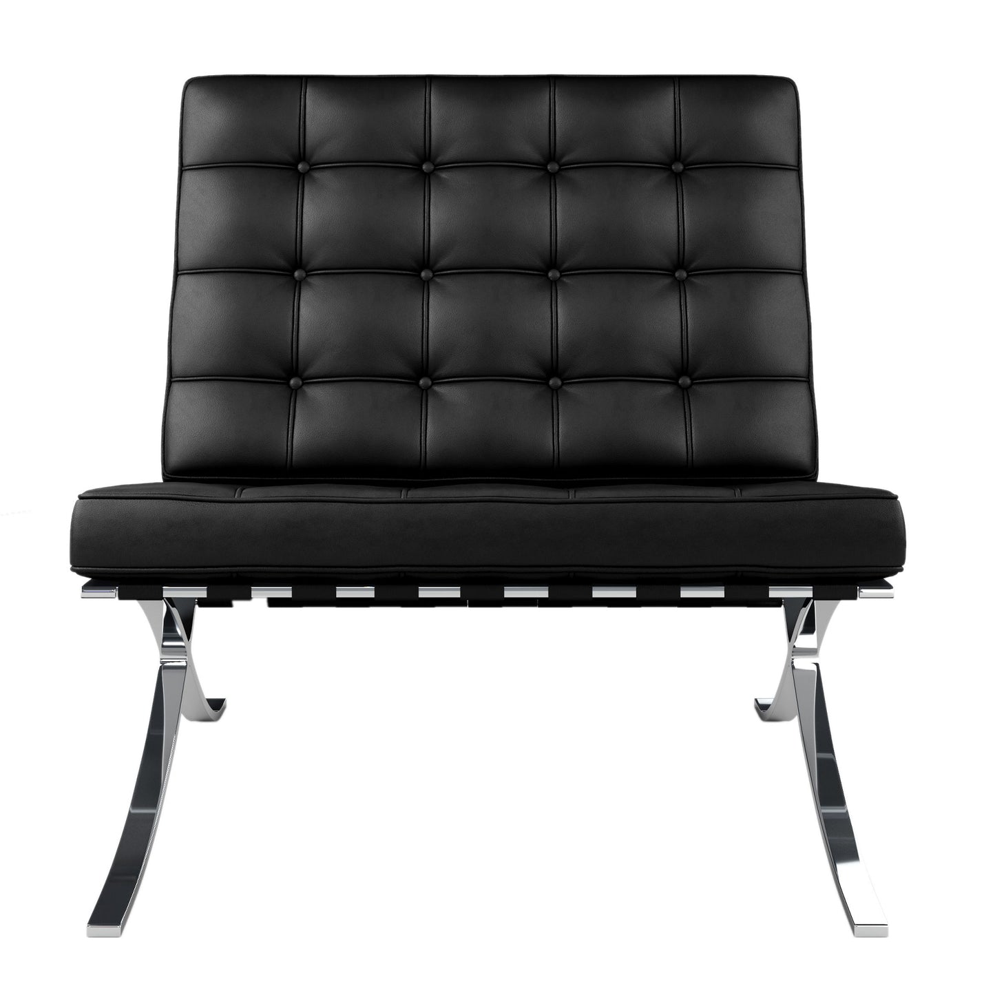 Pavilion Chair, Black Leather