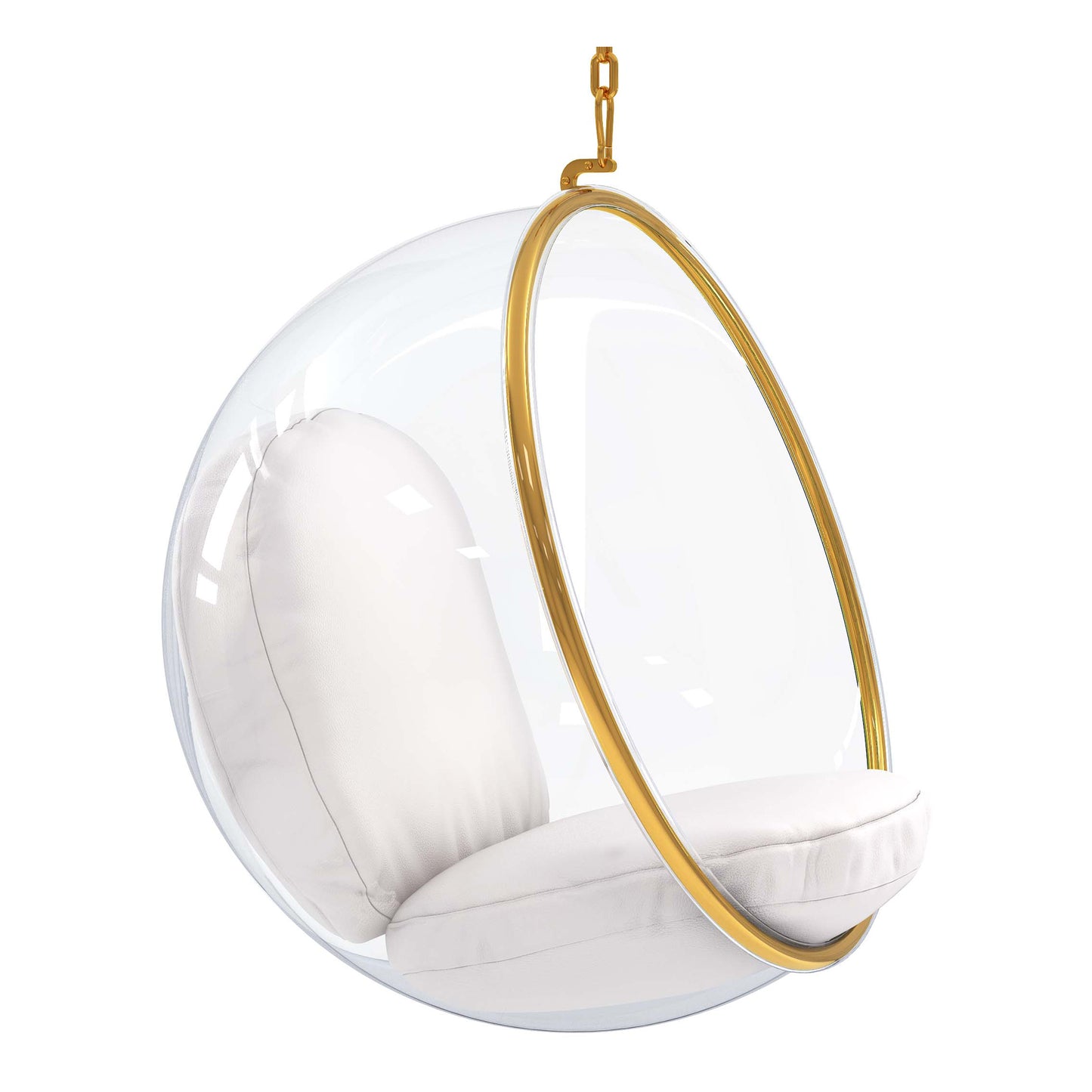 Hanging Bubble Chair, Gold Special Edition