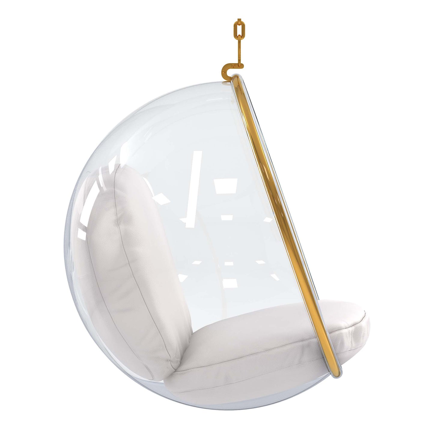 Hanging Bubble Chair, Gold Special Edition