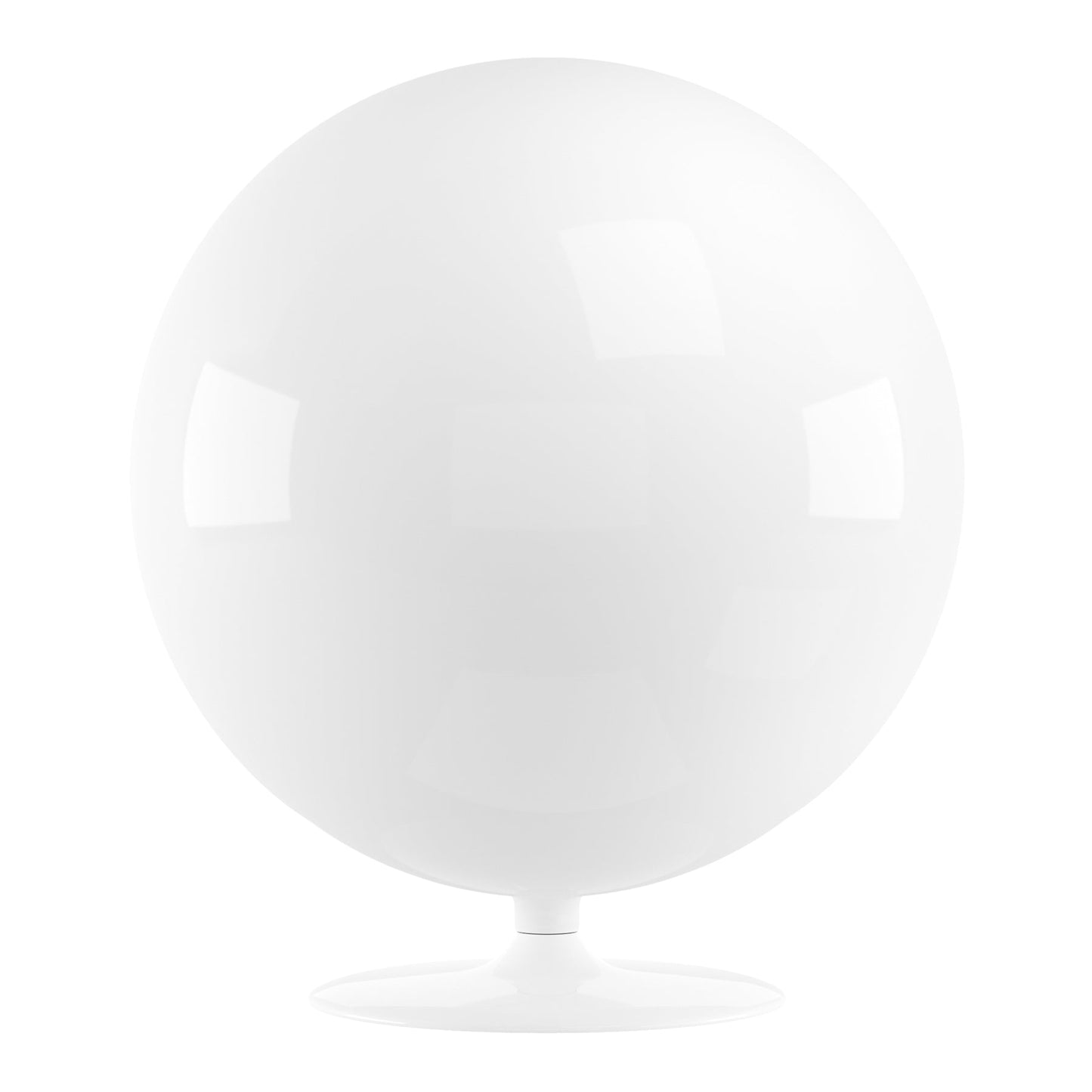 Globe Chair, Gray and White