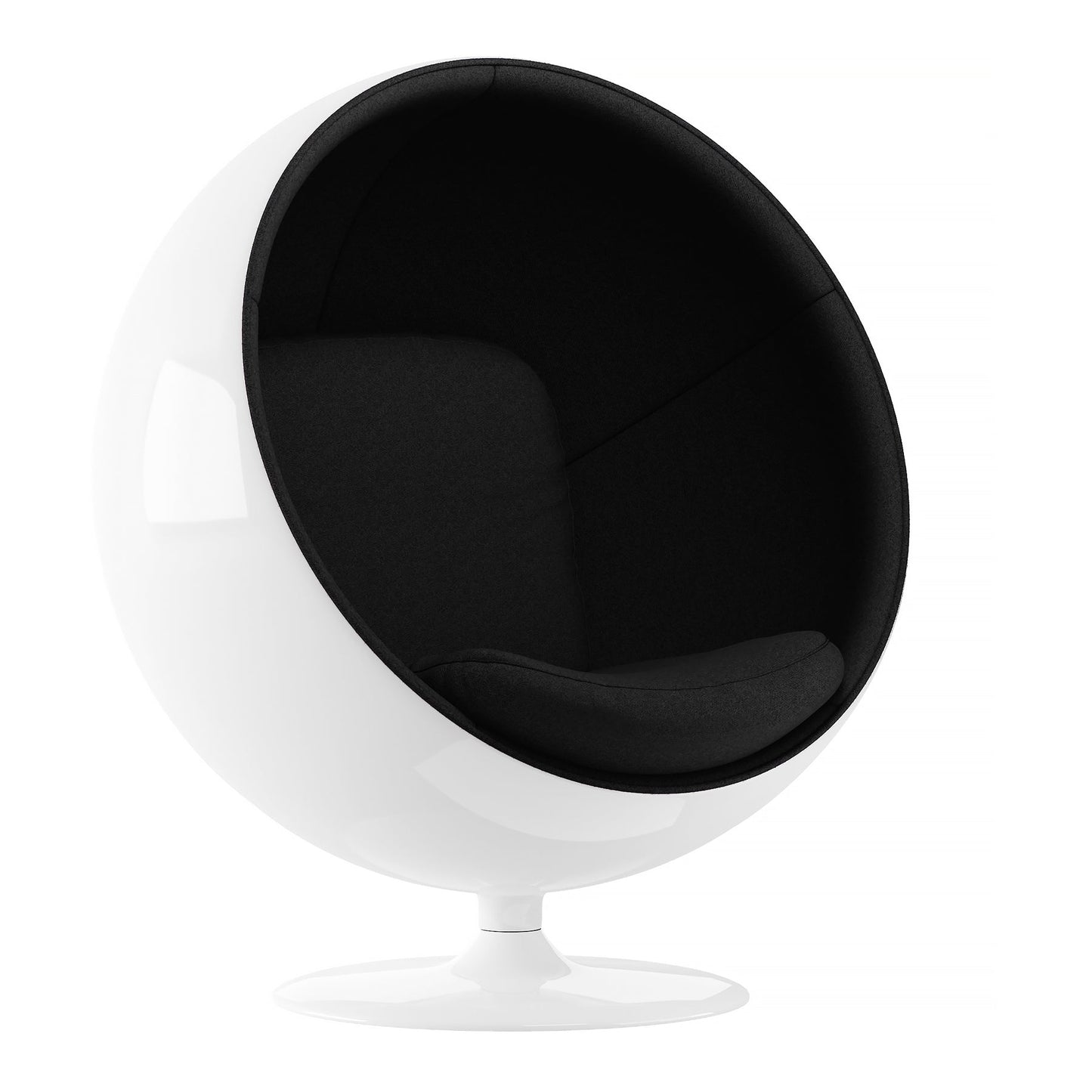 Globe Chair, Black and White