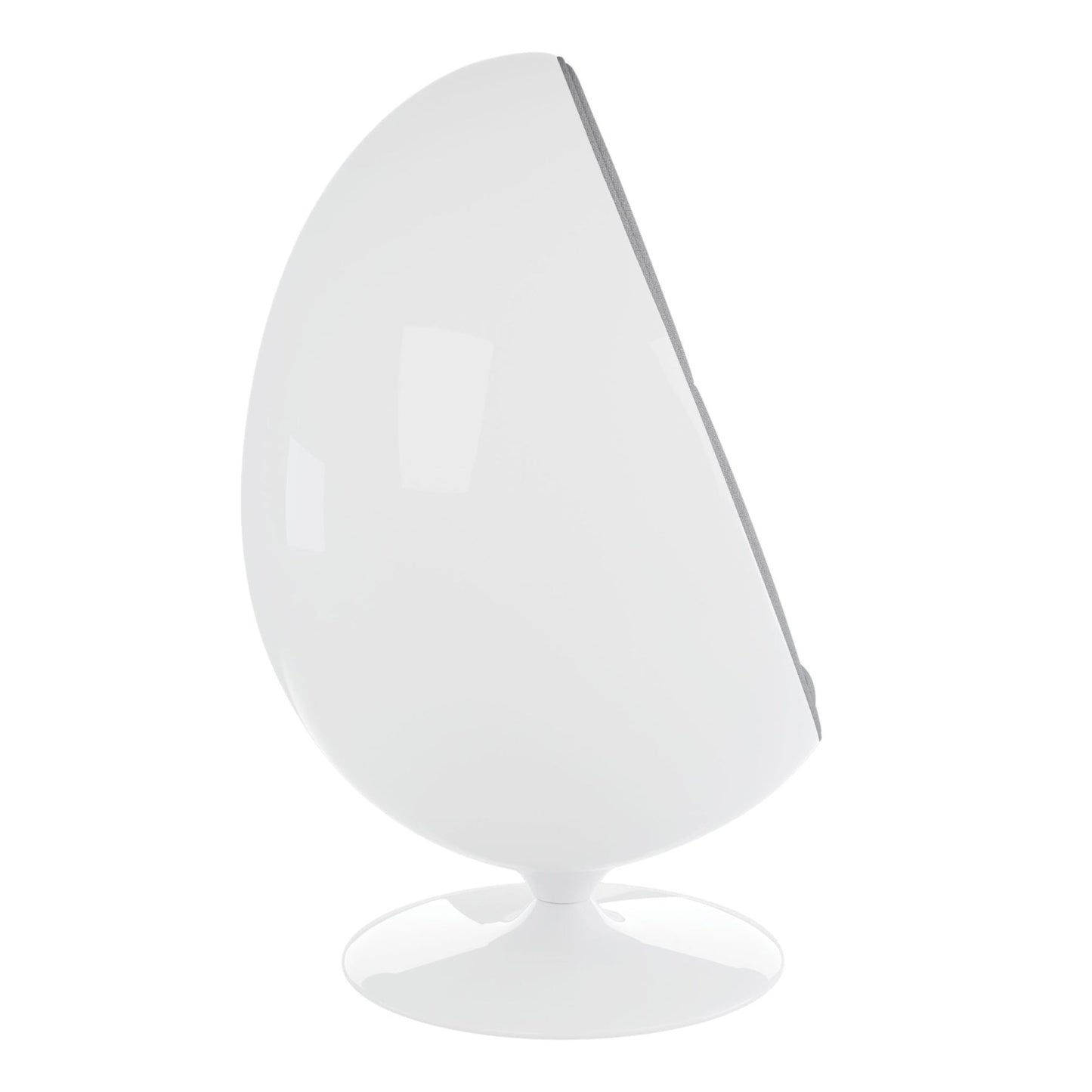 Easter Egg Chair, White and Gray