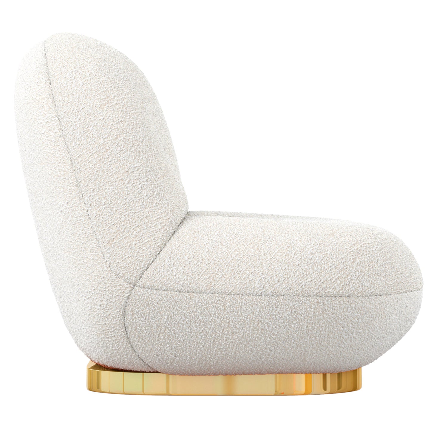Breeze Swivel Chair, Gold
