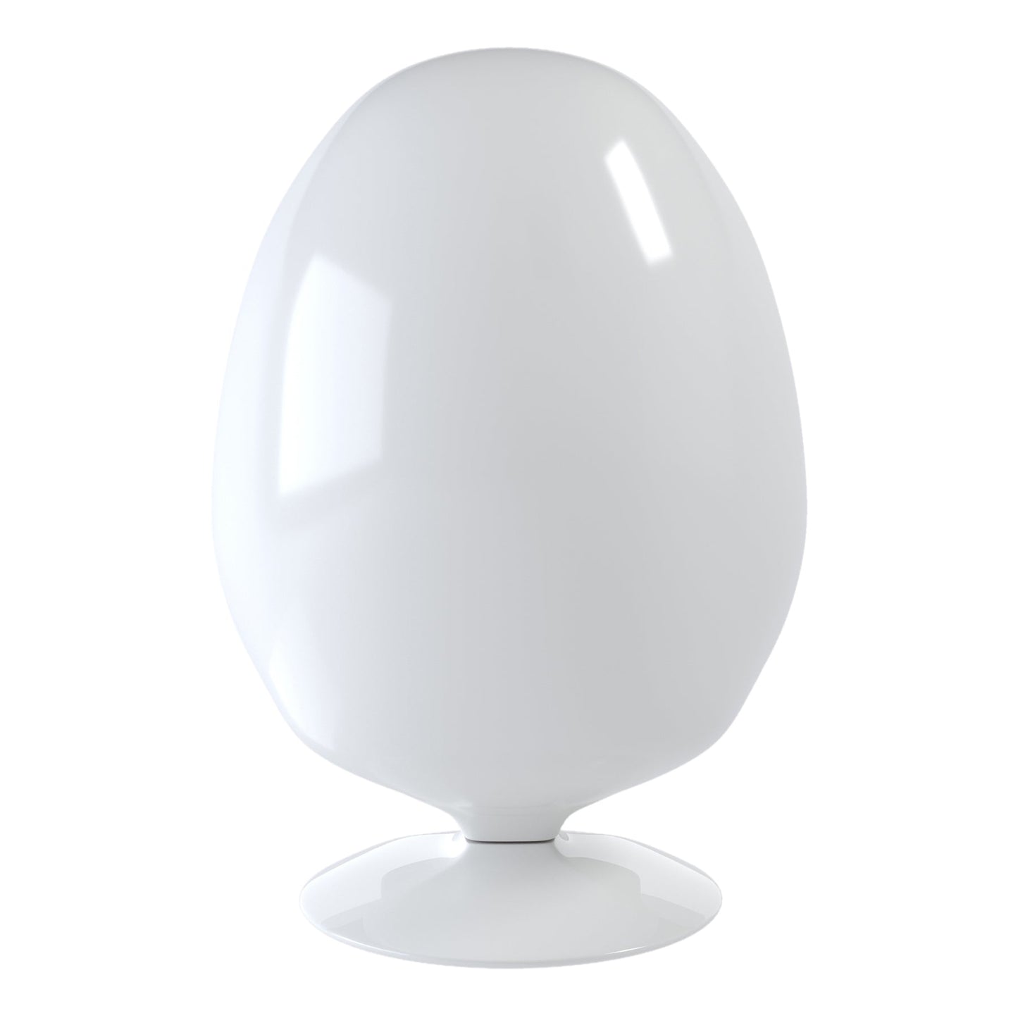 Alpha Egg Chair & Ottoman, Black