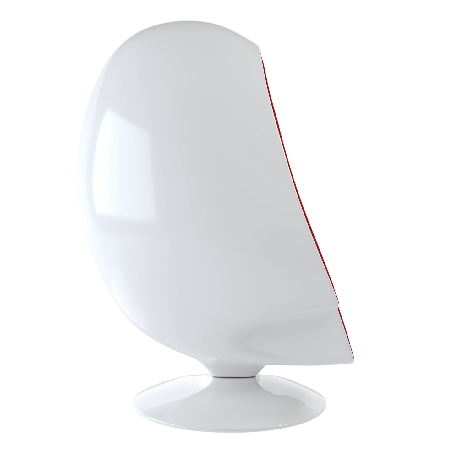 Alpha Egg Chair & Ottoman, Red
