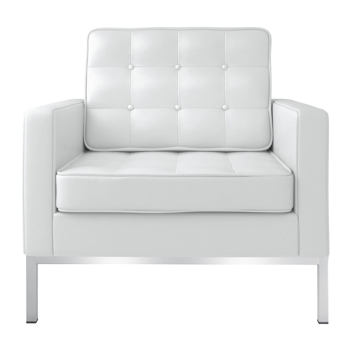 Allen Lounge Chair, White