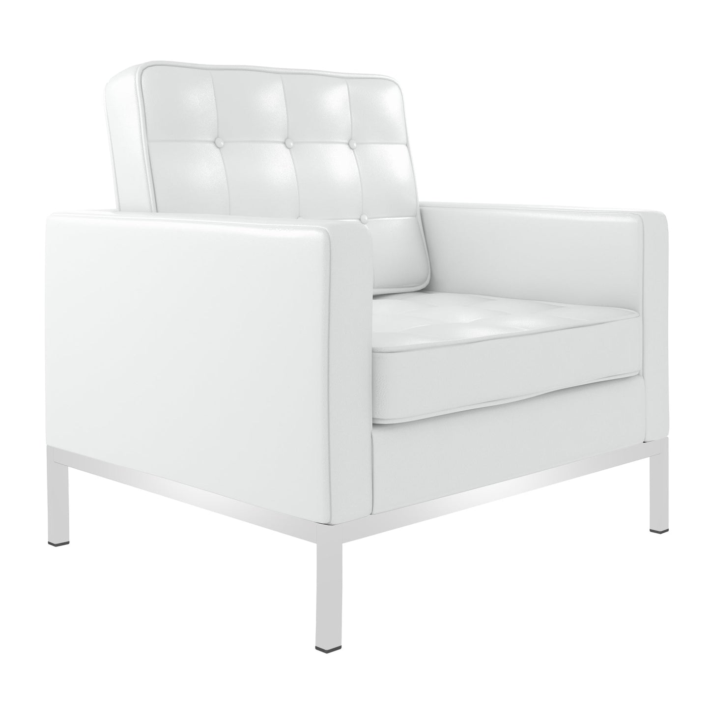 Allen Lounge Chair, White