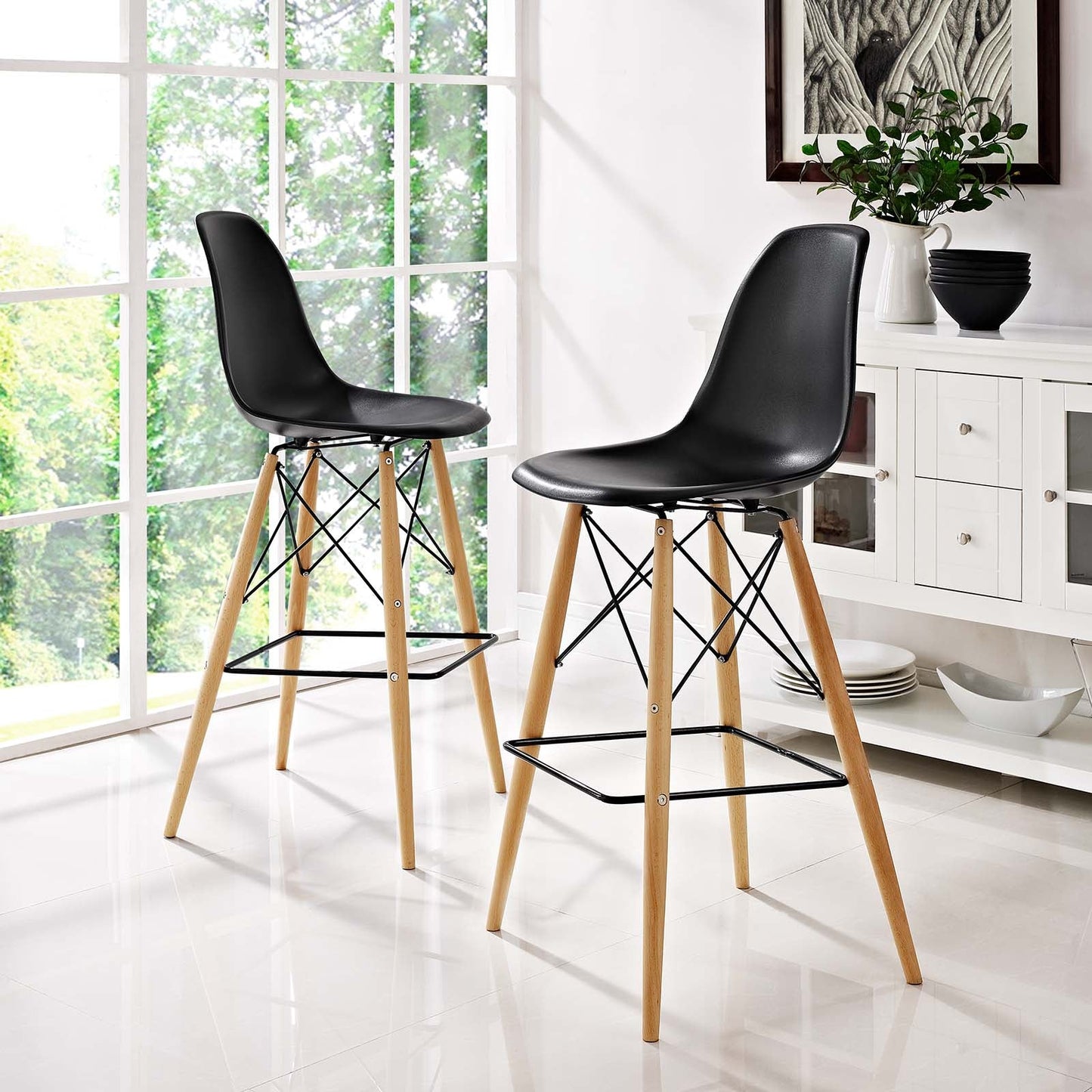 Eiffel Bar Stool, Black