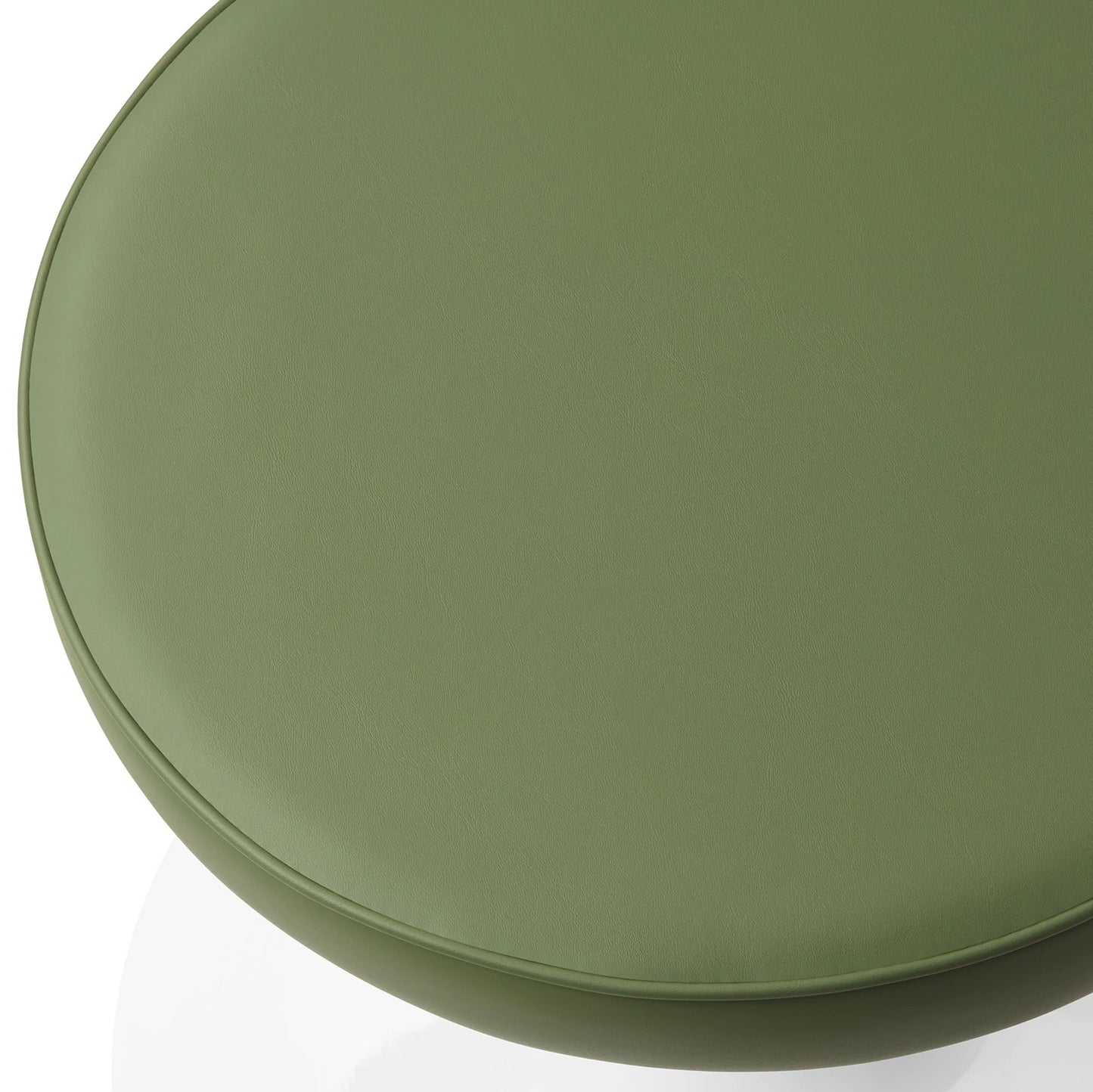 Rose Stool, Green Leather