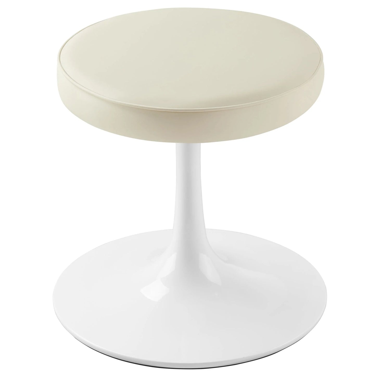 Rose Stool, Beige Leather