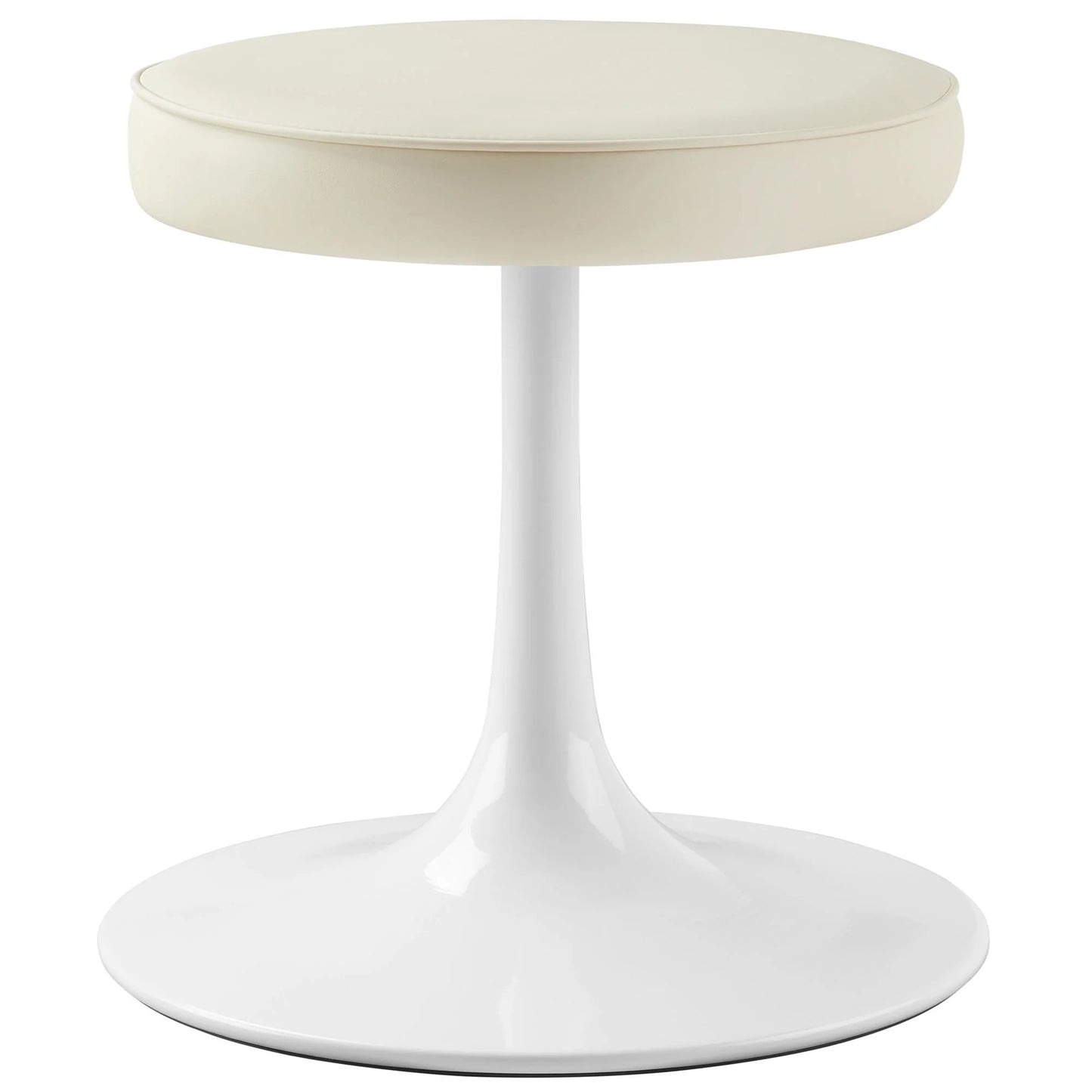 Rose Stool, Beige Leather