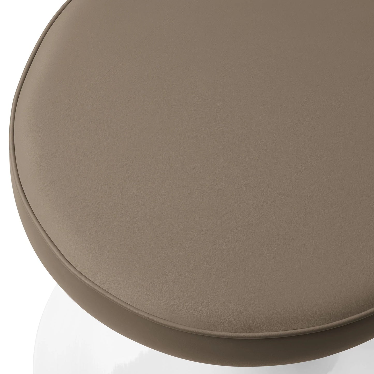 Rose Stool, Brown Leather