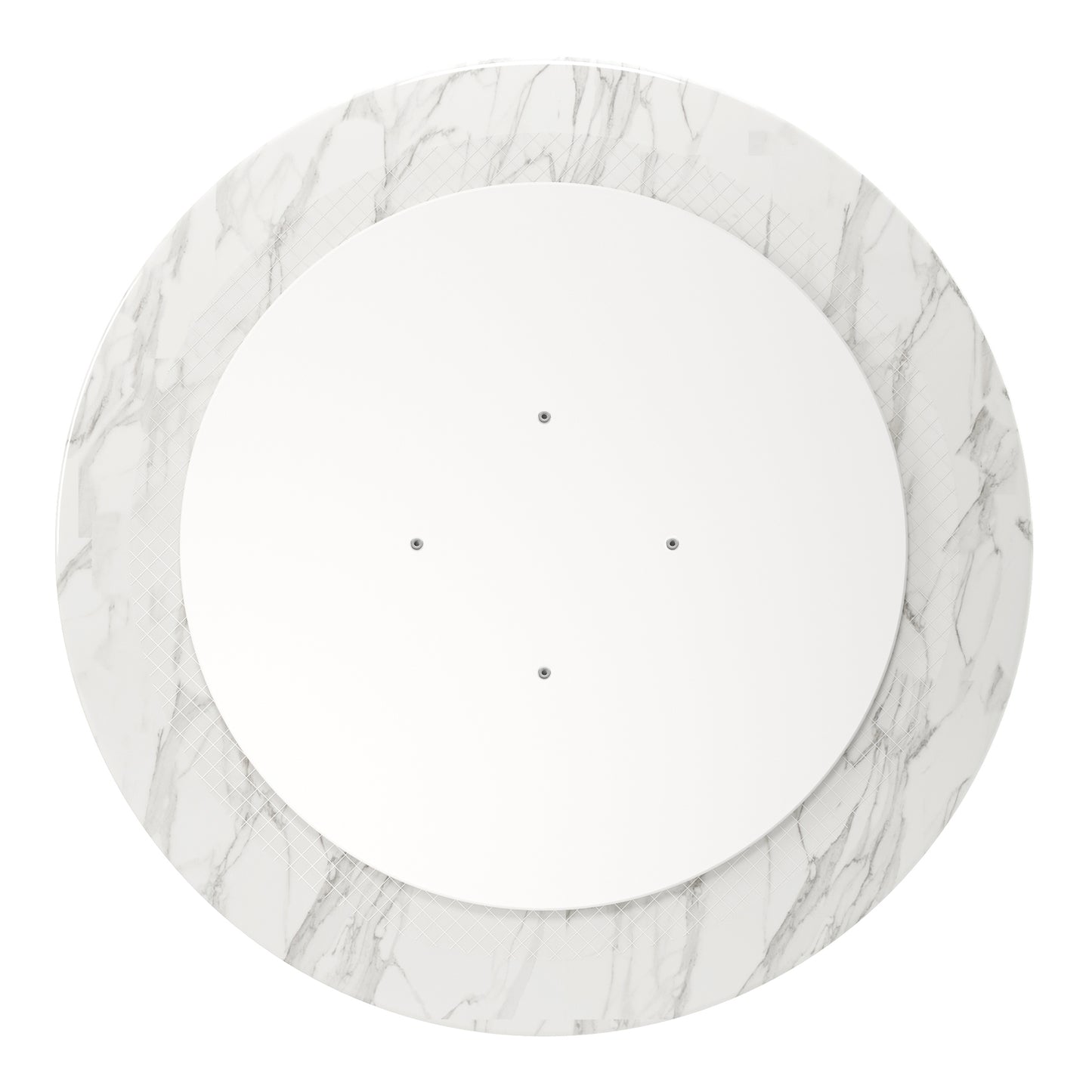 Tulip Marble Dining Table - 32" Round, Gold Base