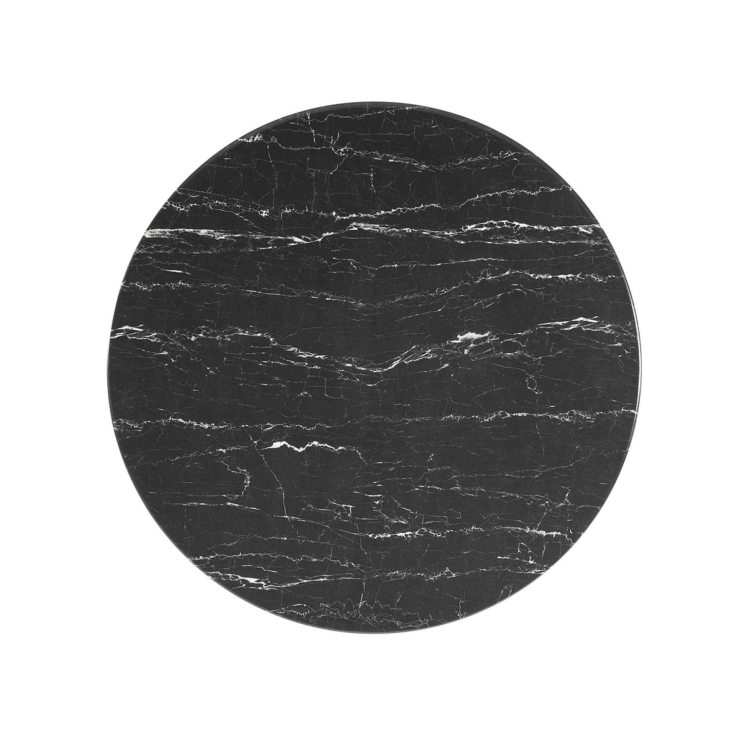 Tulip Marble Dining Table - 36" Round White Base