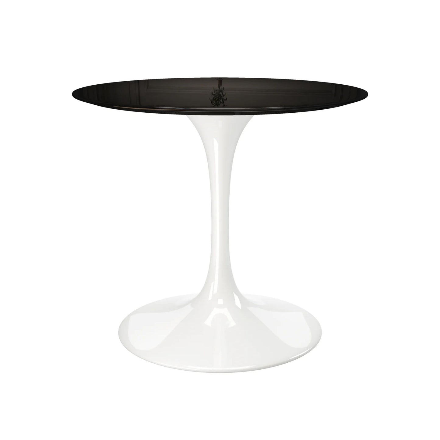 Tulip Fiberglass Dining Table , 36" Round White Base